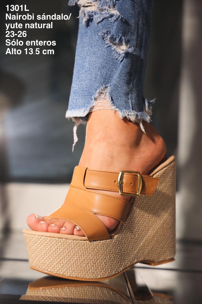 1301L Nairobi Sándalo/Yute Natural