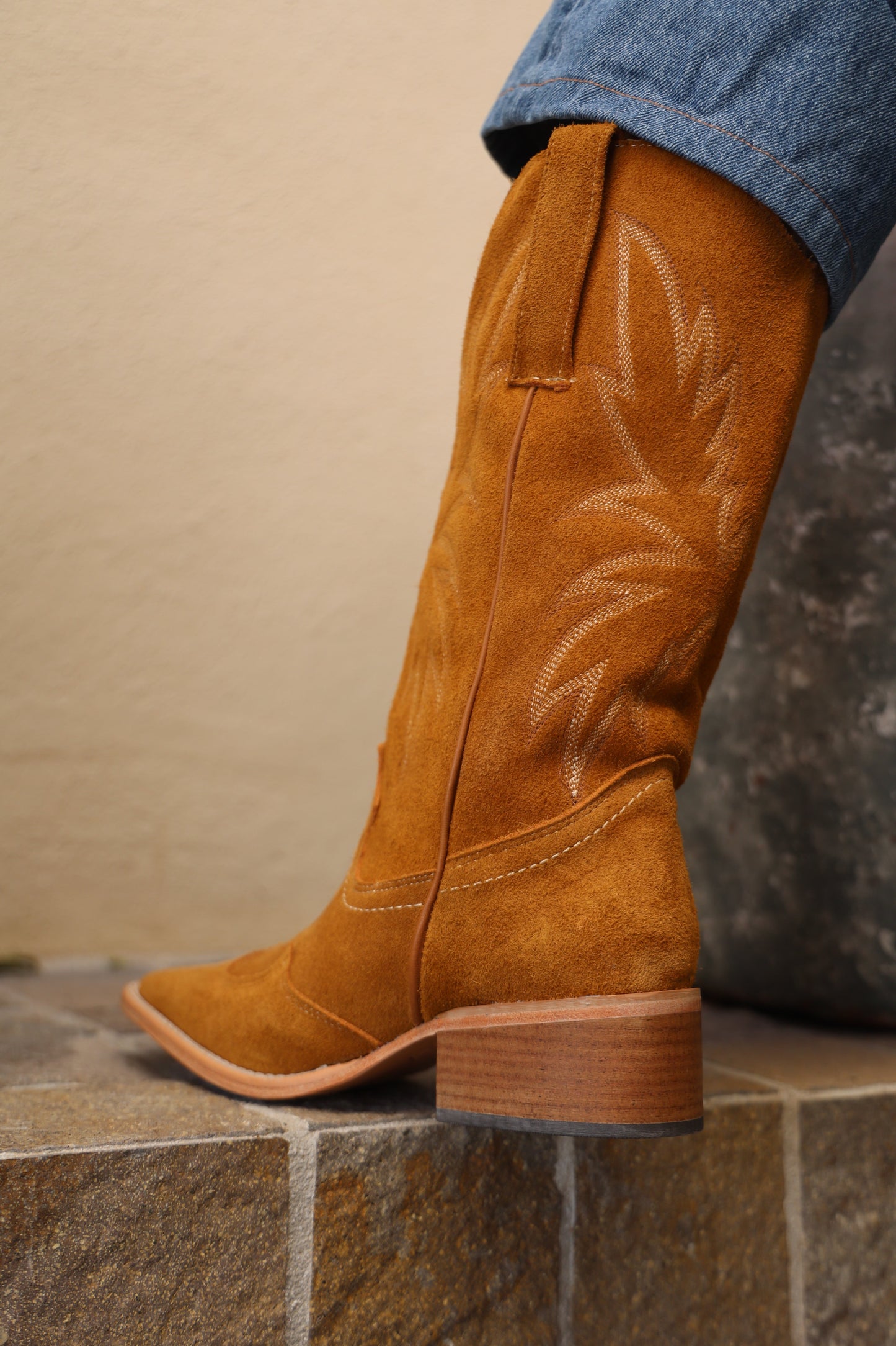 Arizona Bota en Piel color camel