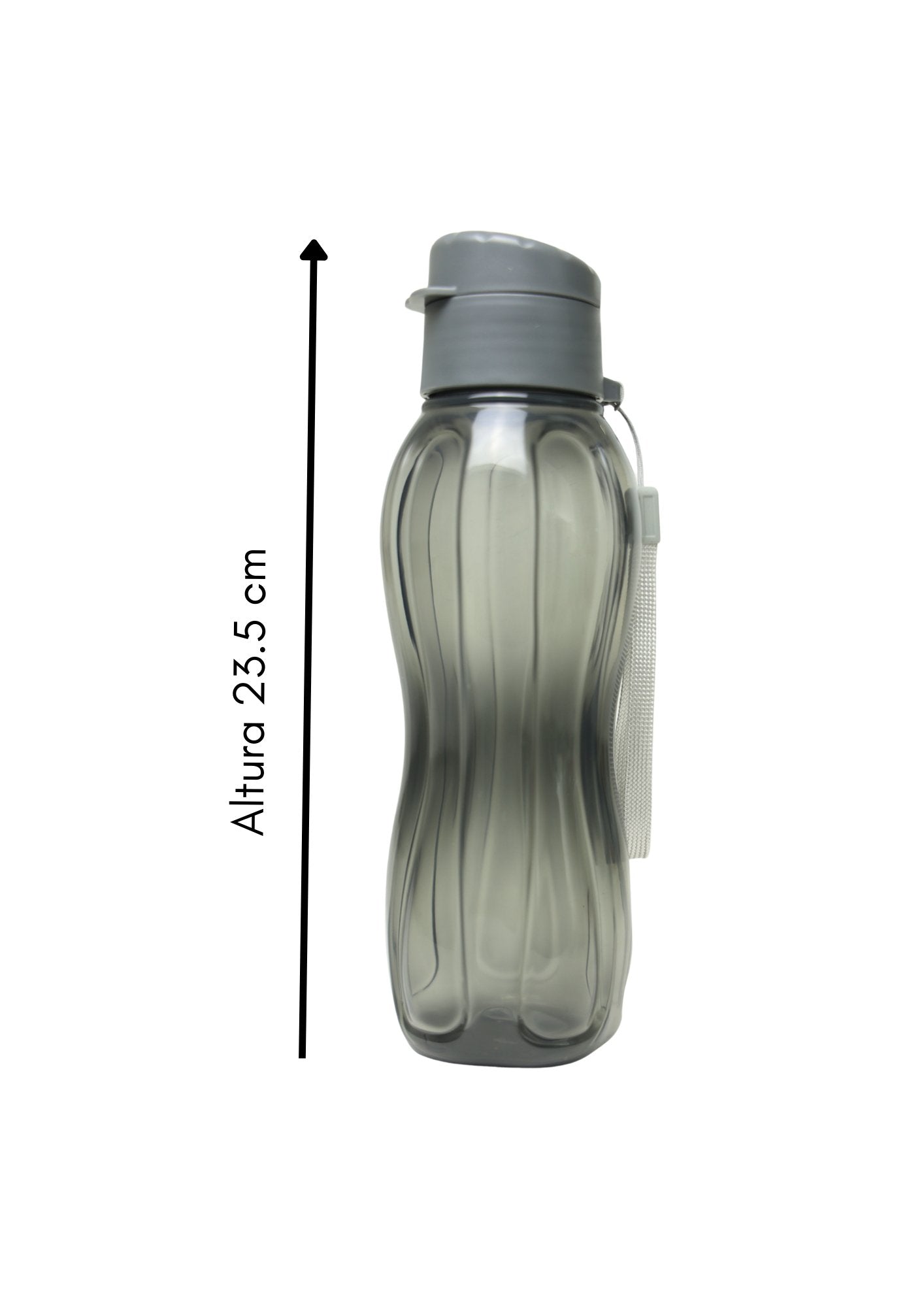 CH41788-1B Botella Mediana 550 Ml Gris