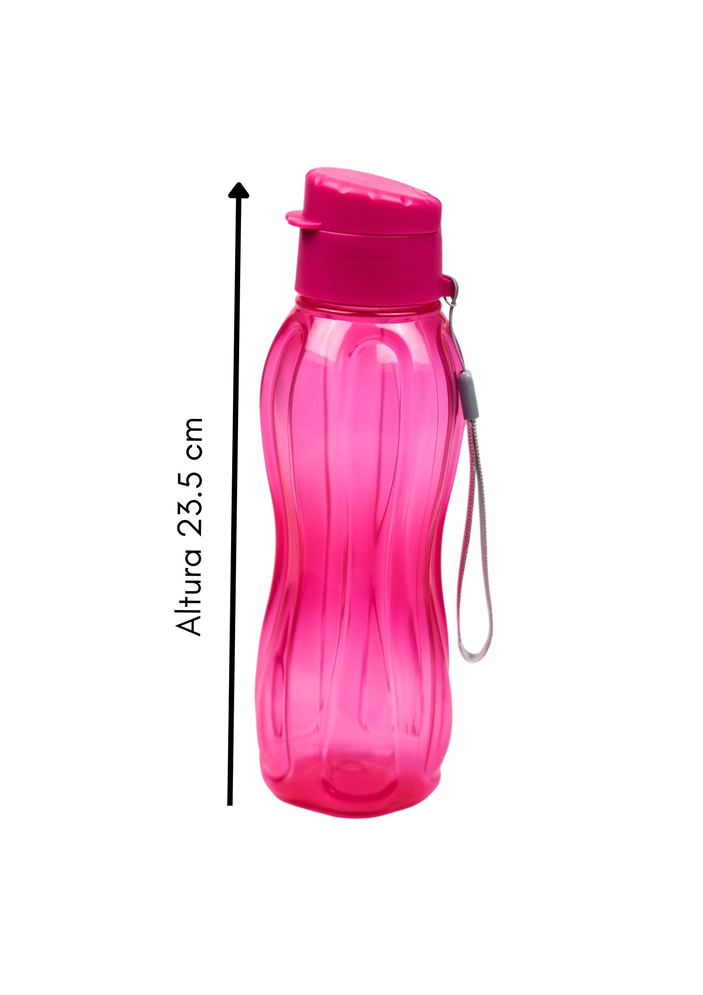 CH41788-1B Botella Mediana 550 Ml Rosa