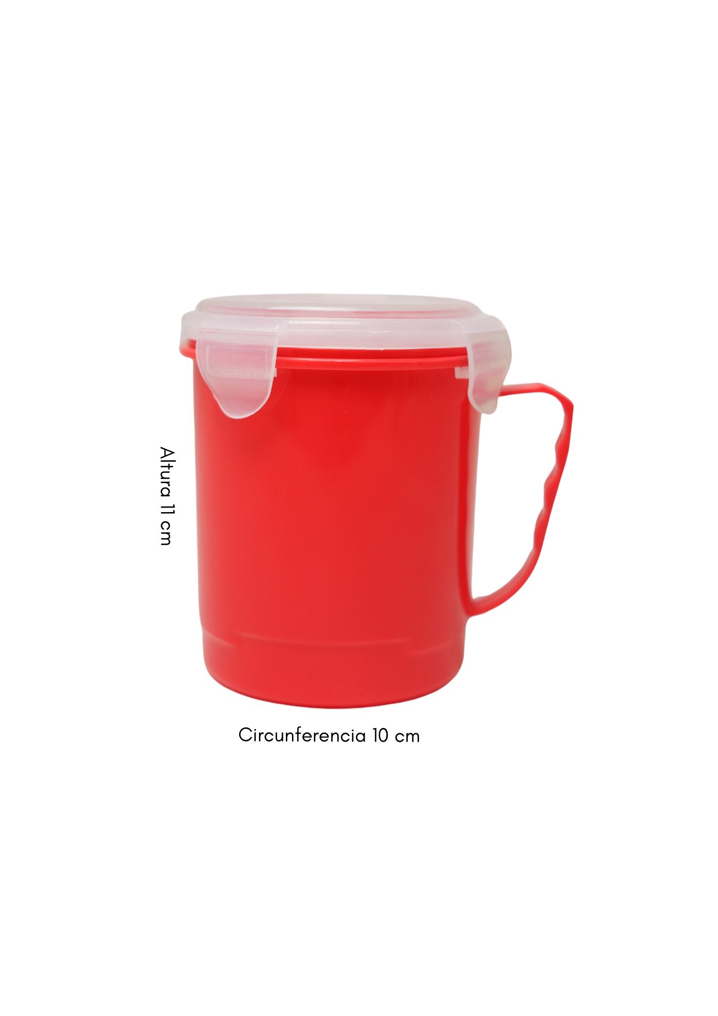 CN50199-3 Recipiente De Comida Rojo