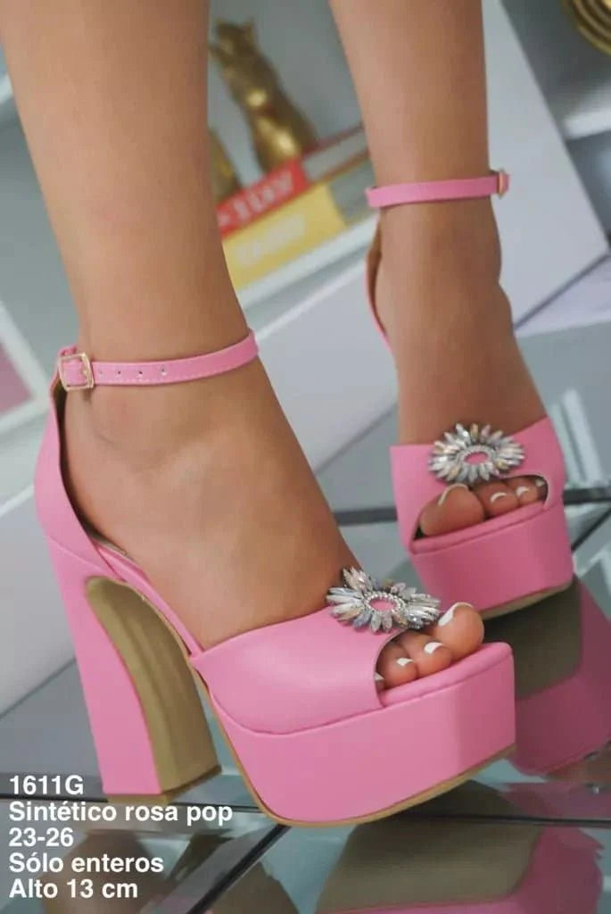 1611G Sintético Rosa Pop