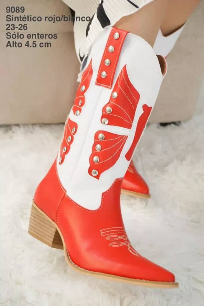9089 Sintético Rojo/Blanco
