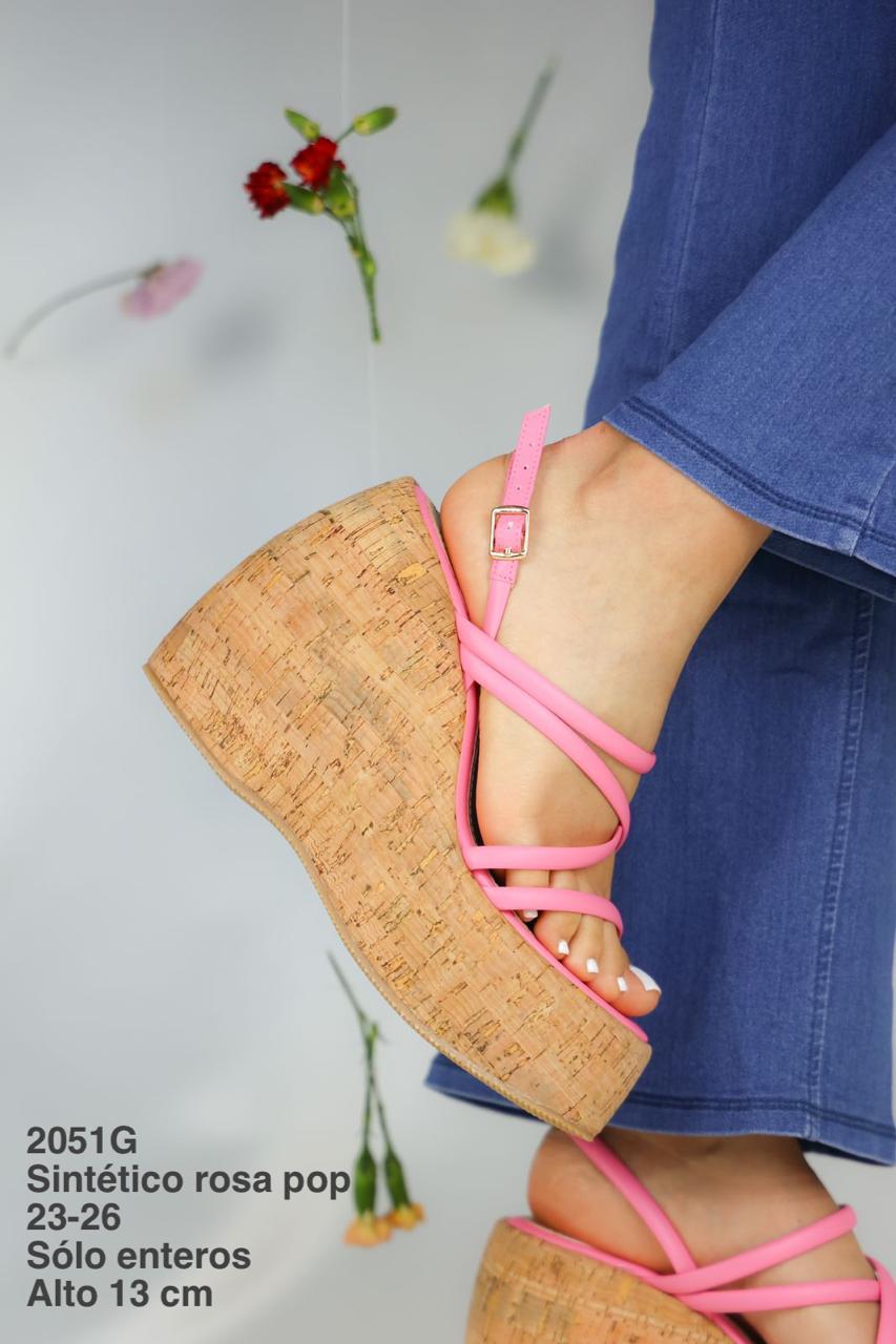 2051G Sintético Rosa Pop