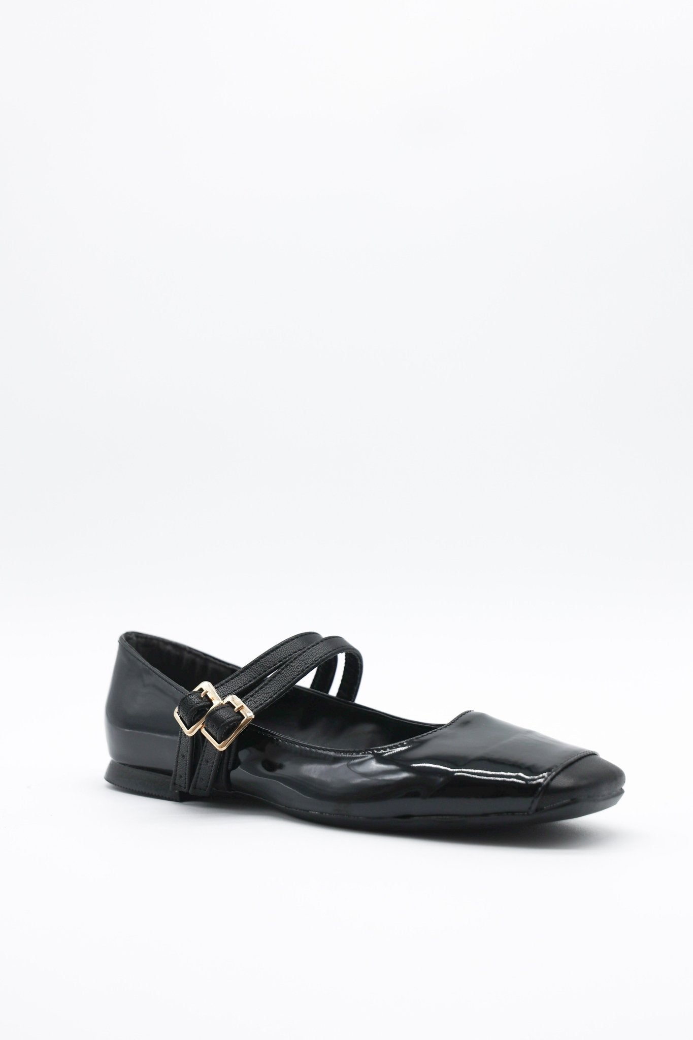 4062RR Charol Negro/Sintético Negro
