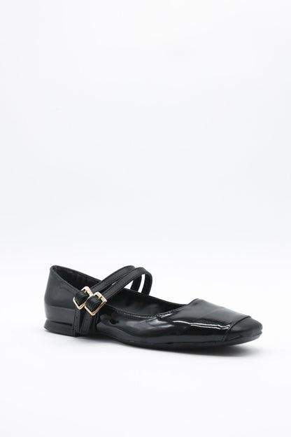 4062RR Charol Negro/Sintético Negro