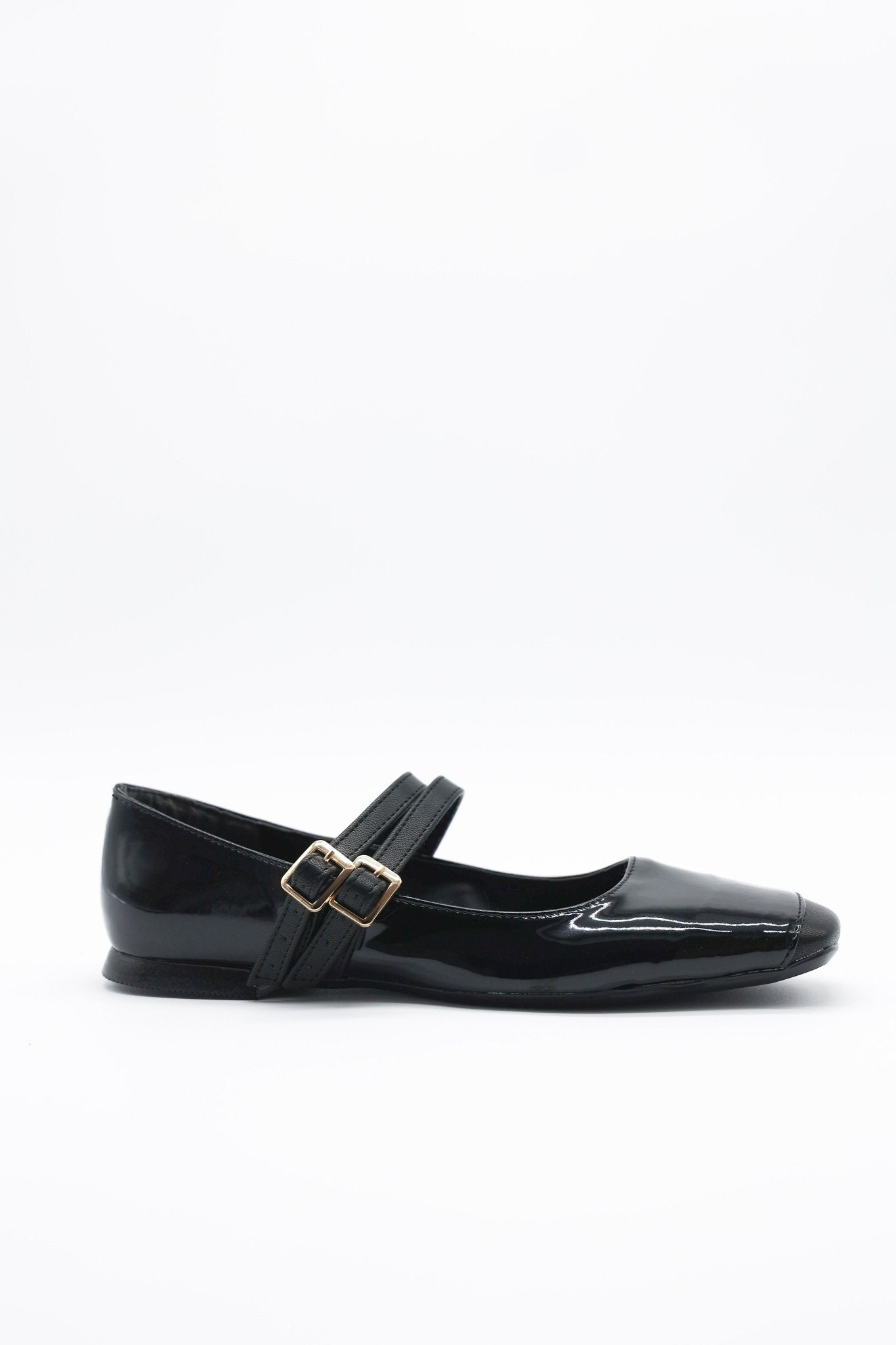 4062RR Charol Negro/Sintético Negro