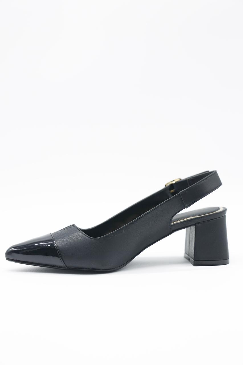 1202L Sintético Negro/Charol Negro