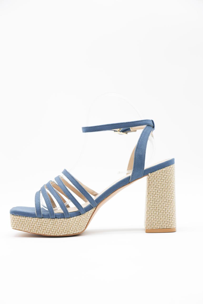 3753 Curri Azul/Yute Natural