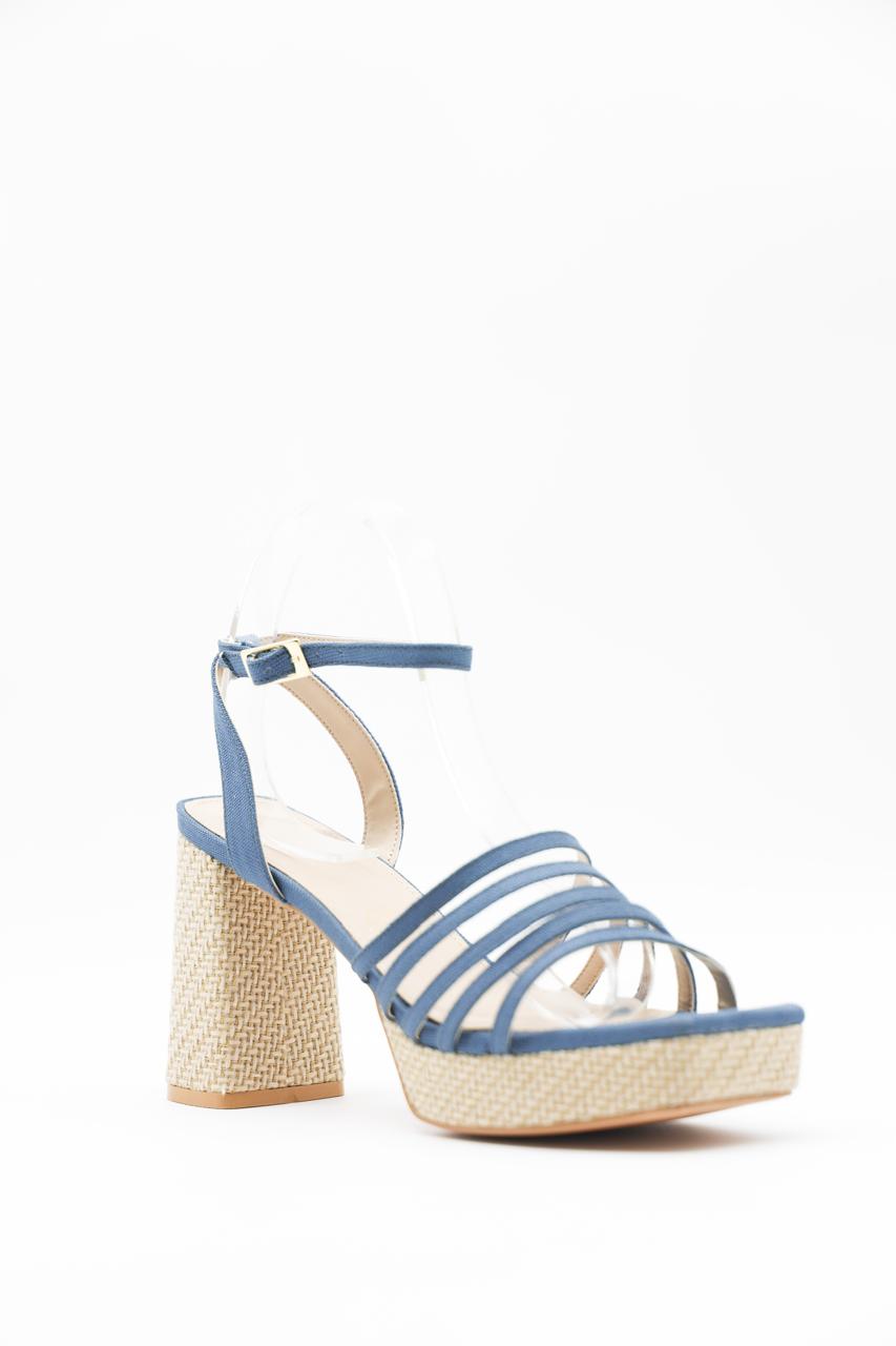 3753 Curri Azul/Yute Natural