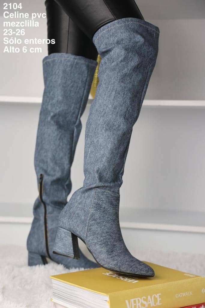 2104 Celine Pvc Mezclilla