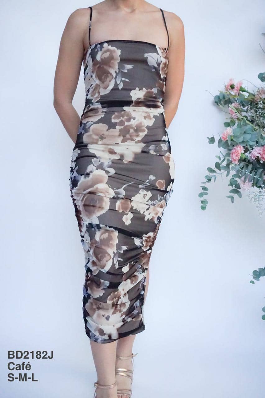 BD2182J Vestido Cafe