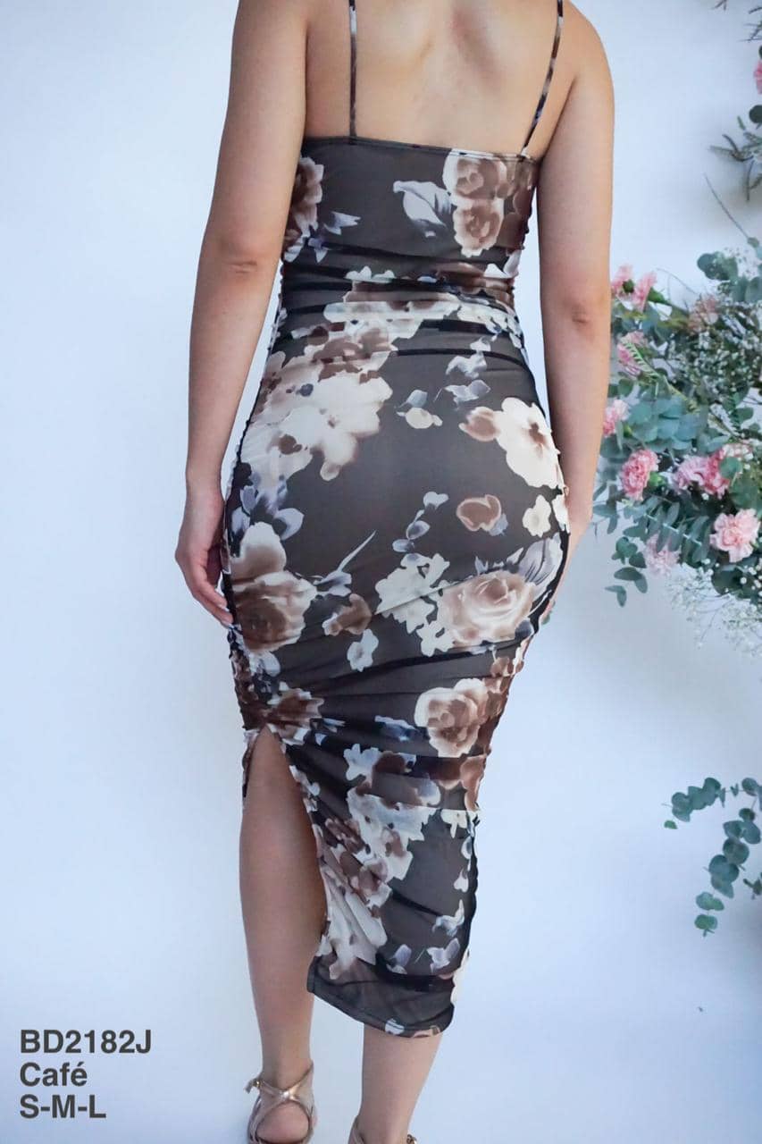 BD2182J Vestido Cafe
