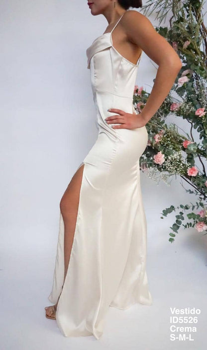ID5526 Vestido Crema