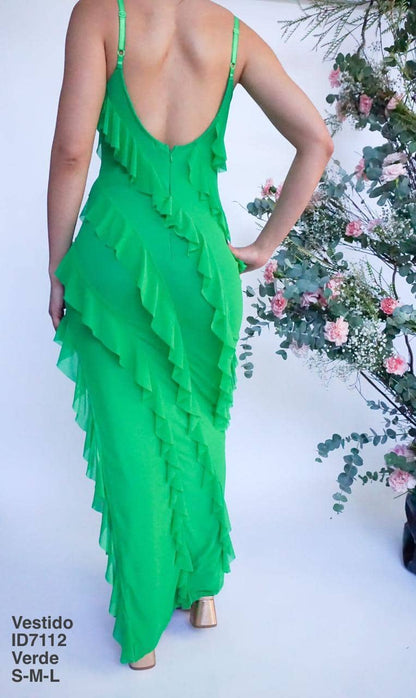 ID7112 Vestido Verde