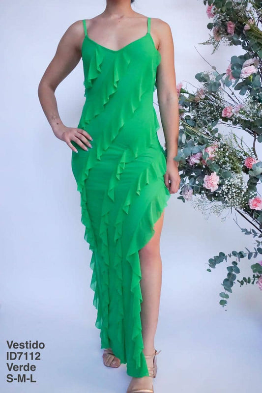 ID7112 Vestido Verde