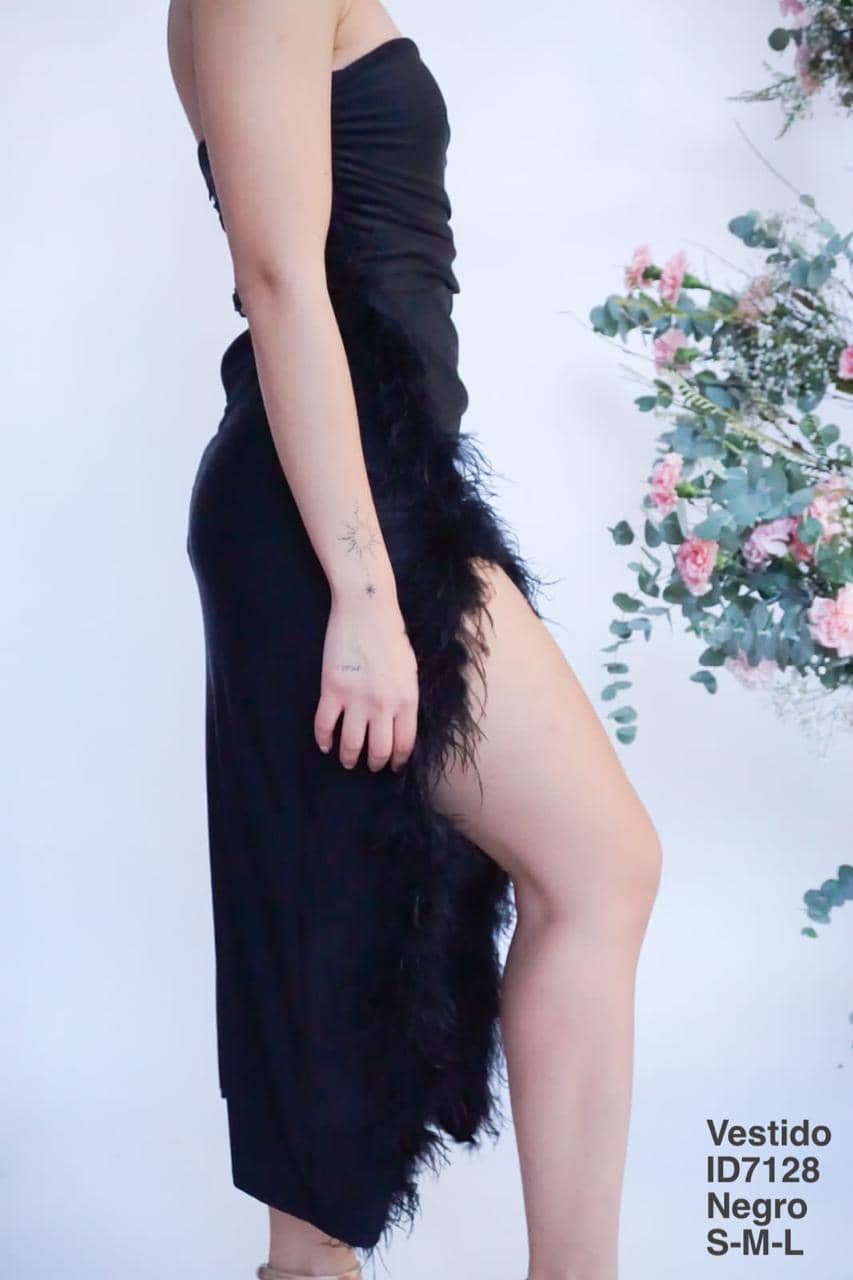 ID7128 Vestido Negro
