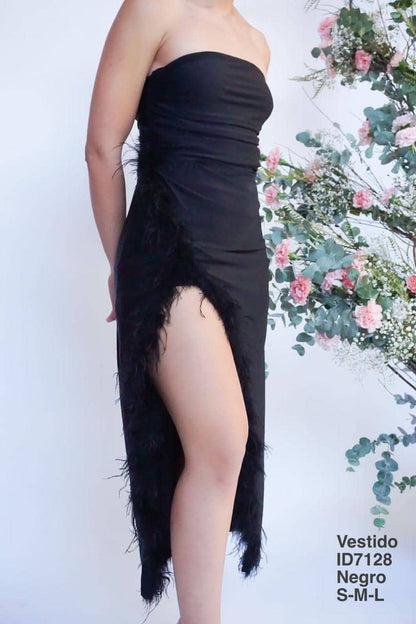 ID7128 Vestido Negro