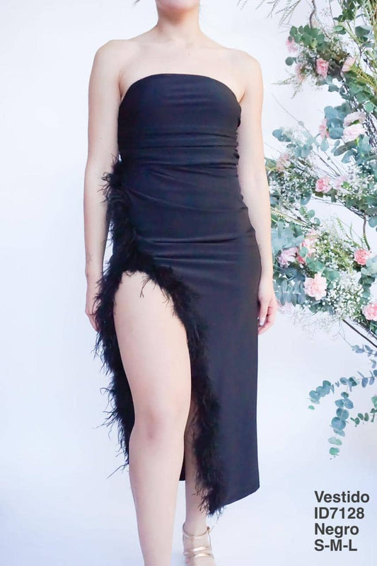 ID7128 Vestido Negro