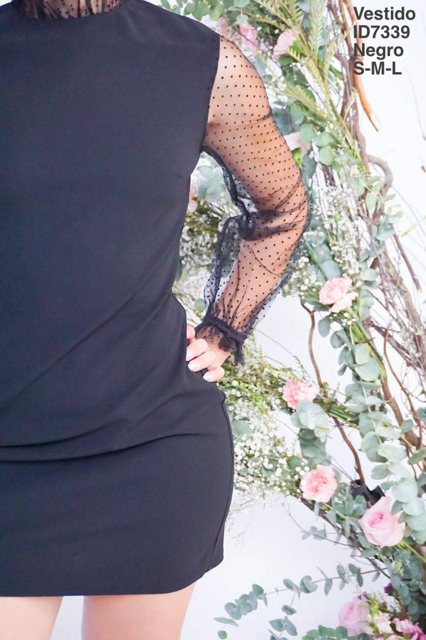ID7339 Vestido Negro