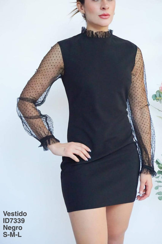 ID7339 Vestido Negro