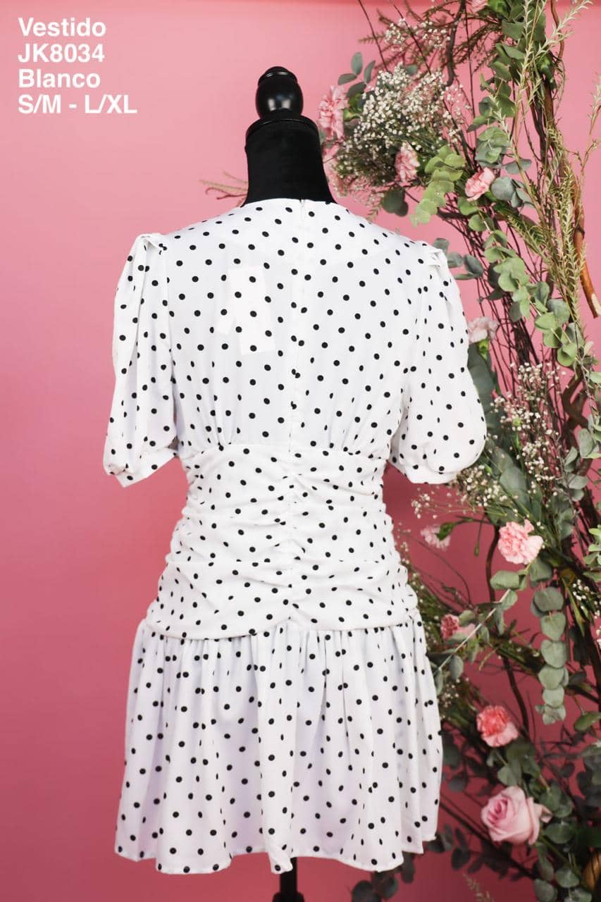 JK8034 Vestido Blanco