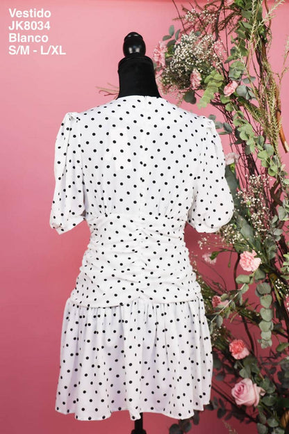 JK8034 Vestido Blanco