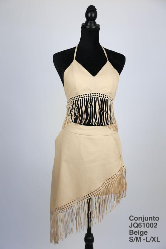 JQ61002 Conjunto Beige