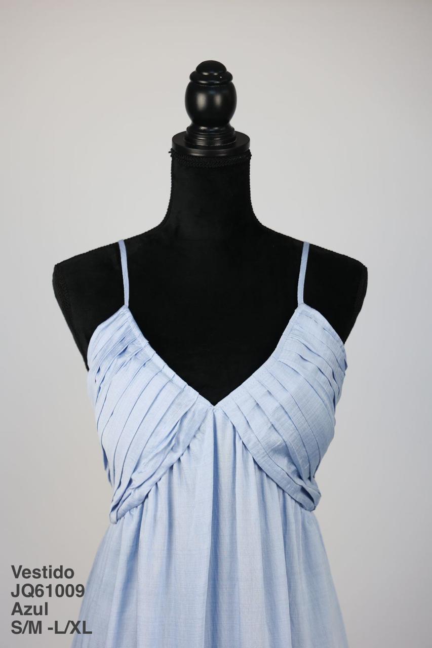 JQ61009 Vestido Azul