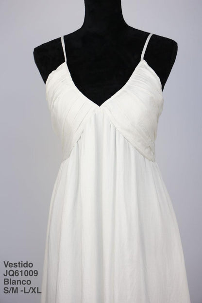 JQ61009 Vestido Blanco