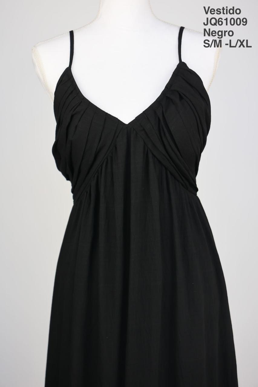 JQ61009 Vestido Negro