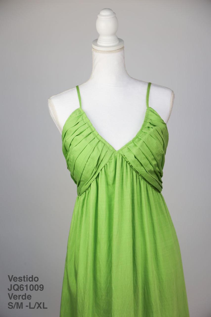 JQ61009 Vestido Verde