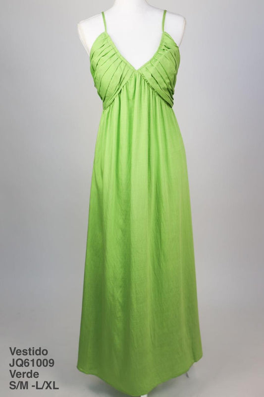 JQ61009 Vestido Verde