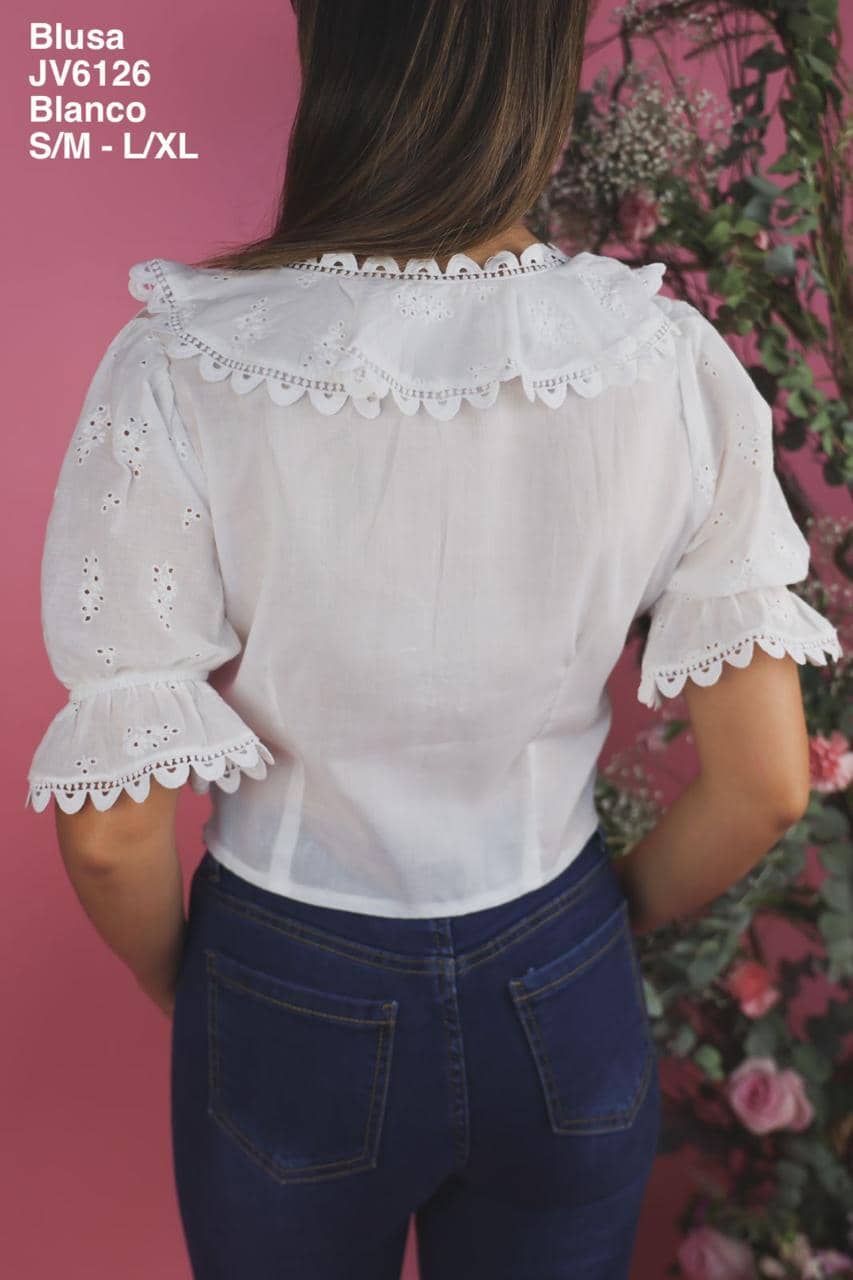 JV6126 Blusa Blanco