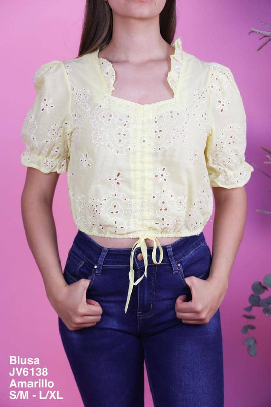 JV6138 Blusa Amarillo