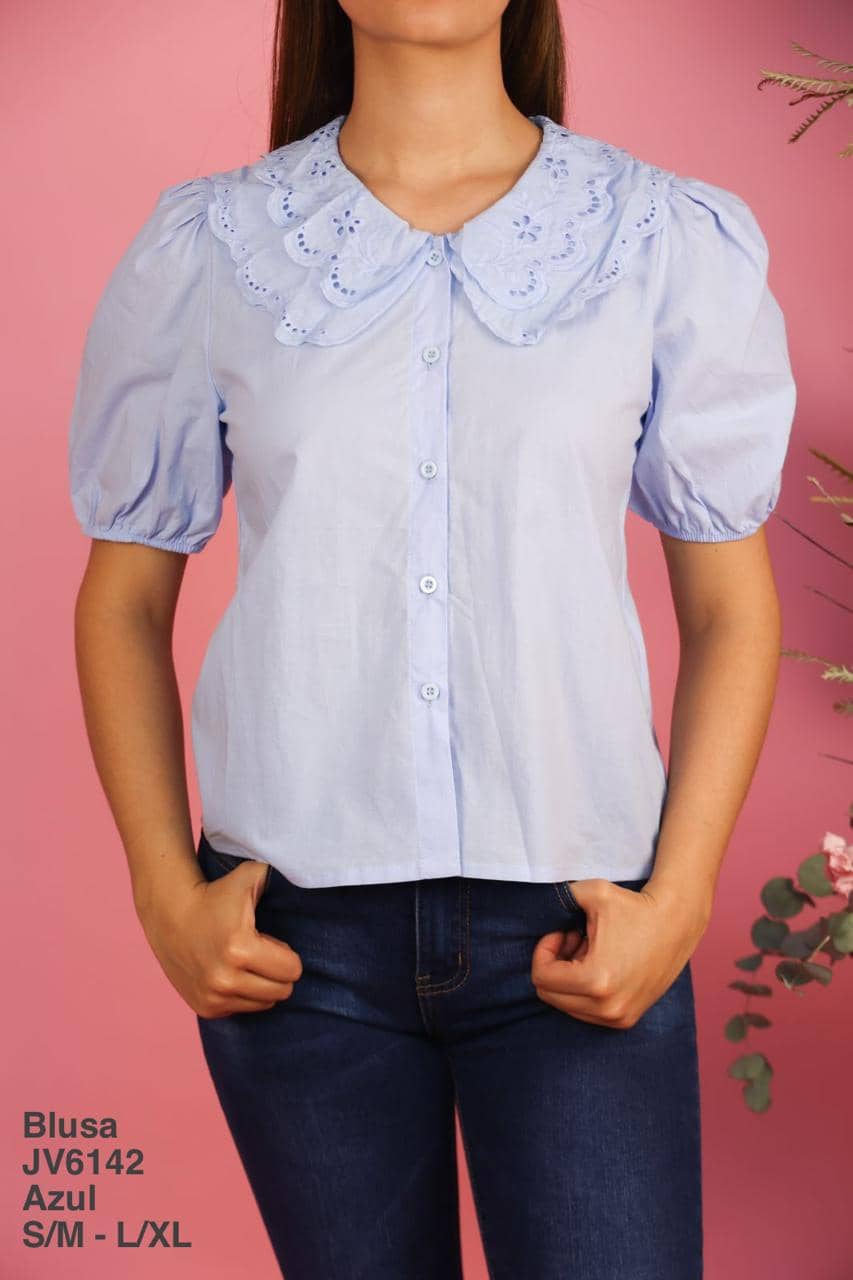 JV6142 Blusa Azul