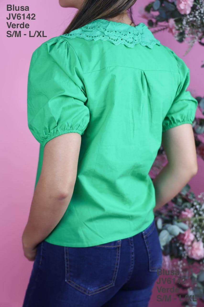JV6142 Blusa Verde