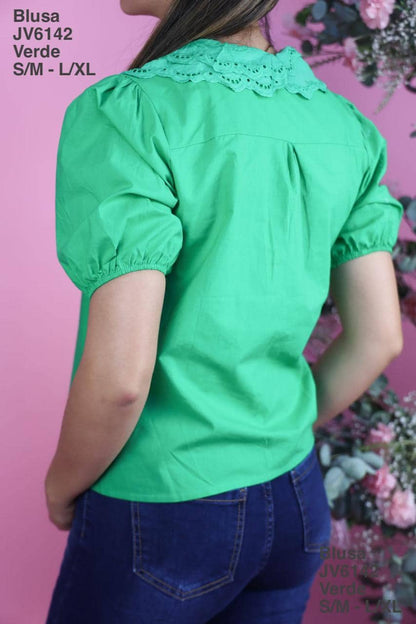 JV6142 Blusa Verde