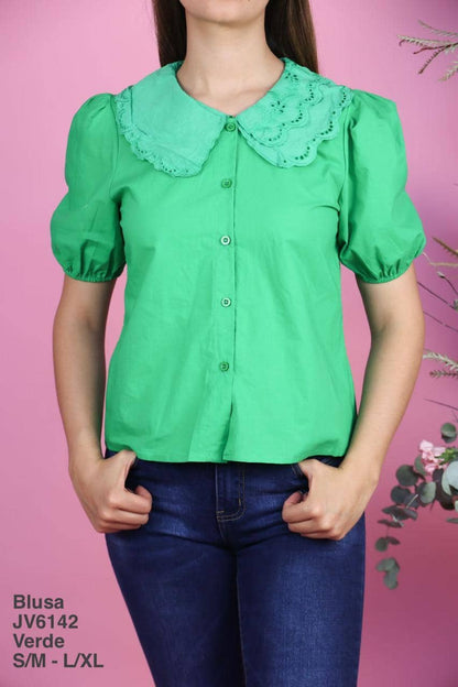 JV6142 Blusa Verde