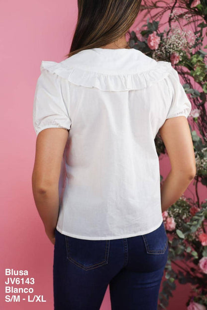 JV6143 Blusa Blanco