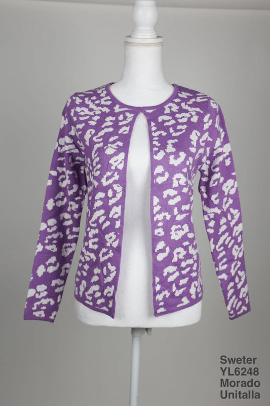 YL6248 Sweter Morado
